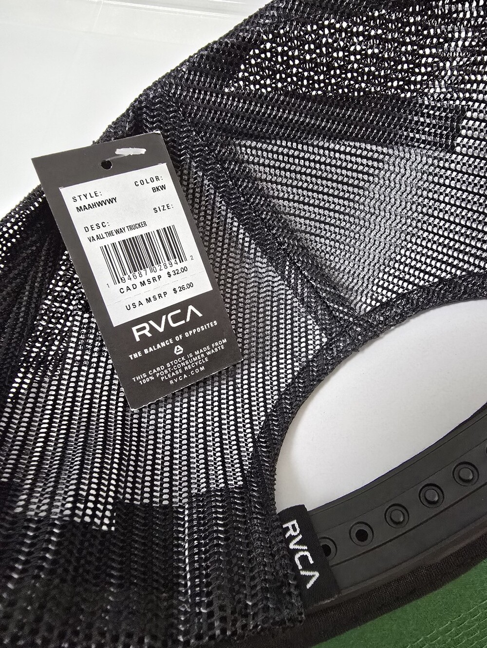 RVCA VA All The Way Trucker Hat - Picture 10 of 10